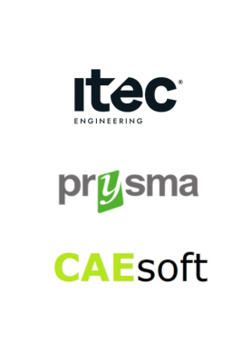Plataforma ingenieros como itec, prysma y Caesoft